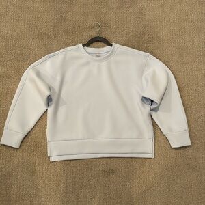 Light Blue CALIA Women's Soft Scuba Crewneck Sweatshirt